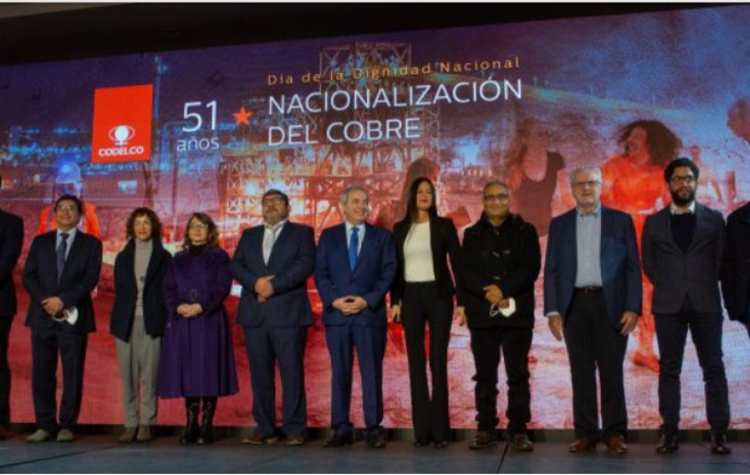 Codelco conmemora los 51 años de la Nacionalización del Cobre en una ceremonia de unidad con la FTC, Fesuc y Ansco