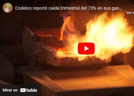 Codelco reportó caída trimestral del 73% en sus ganancias