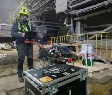 Vuelos dron potencian la seguridad en Codelco Andina