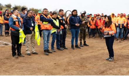 Codelco Andina realiza el primer simulacro de emergencia y evacuación preventiva